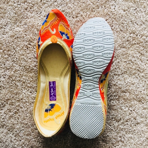 New 2018 ! Vibrant Orange Umbrella Jutti - Picture 6 of 7